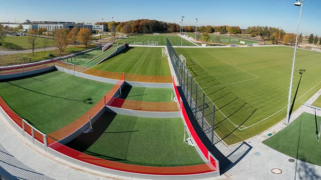 FC Bayern Campus - Heiler Sportplatzbau